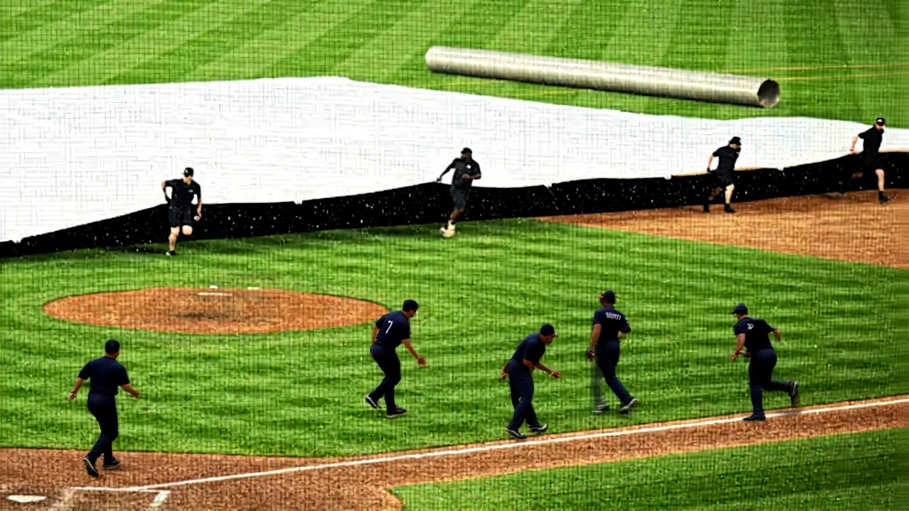 Rockies-Diamondbacks Game Delayed by Denver Storms